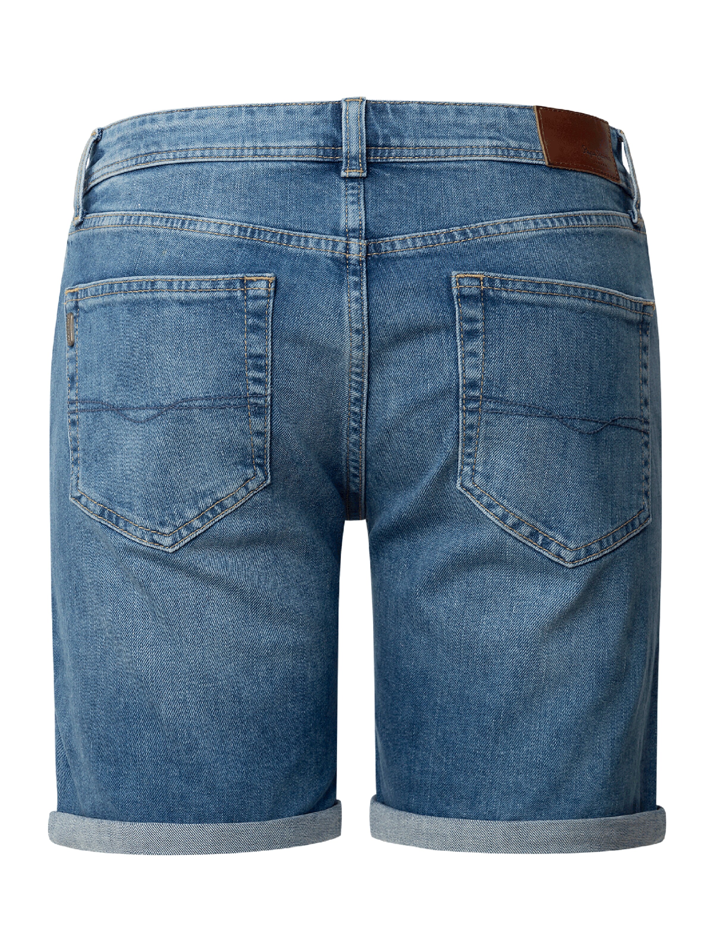 Pepe Jeans Slimfit Shorts 'Poppy' in Blau