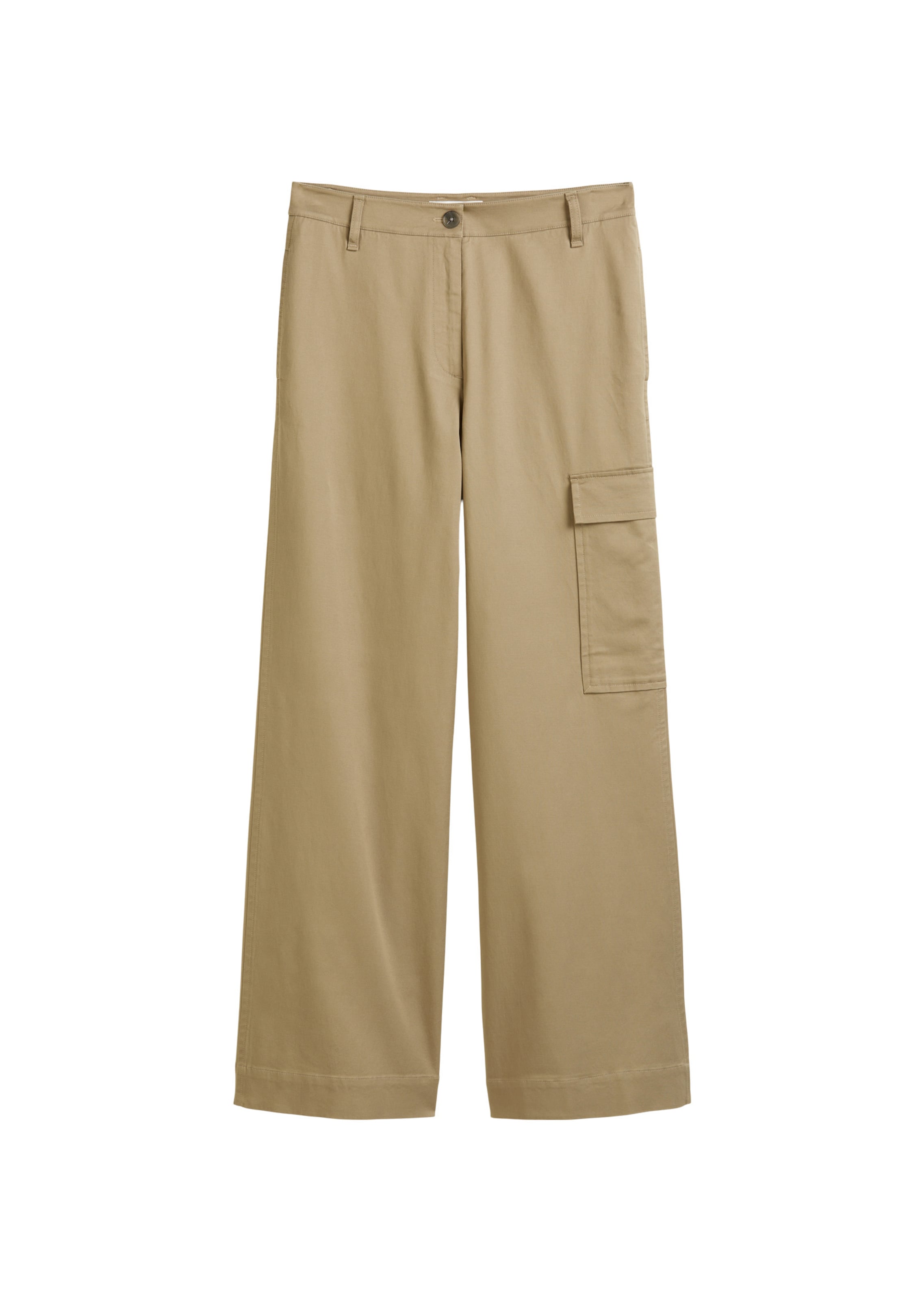 Marc O'Polo Loose fit Cargo trousers in Beige: front