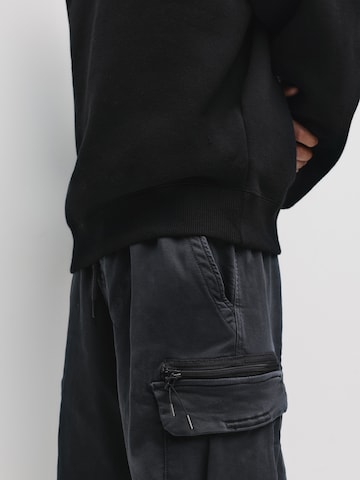 Effilé Pantalon cargo Pull&Bear en gris