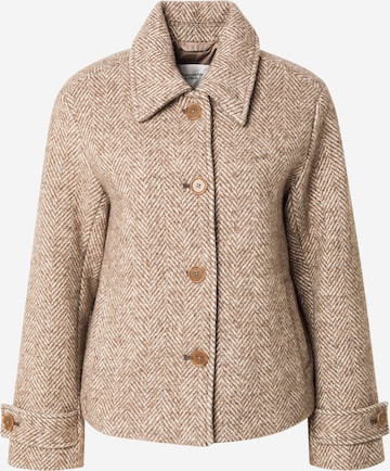 Veste mi-saison Abercrombie & Fitch en beige : devant