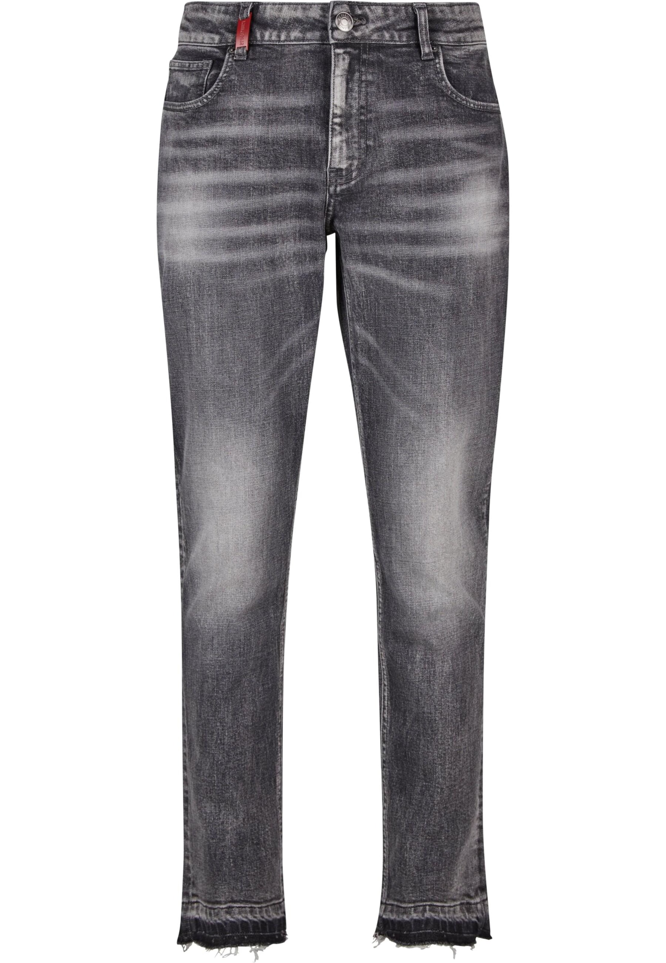 2Y Premium Skinny Jeans in Grey: front