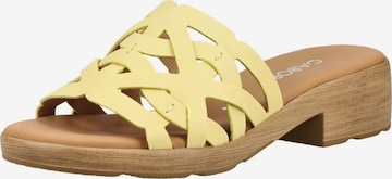 Mule GABOR en jaune : devant