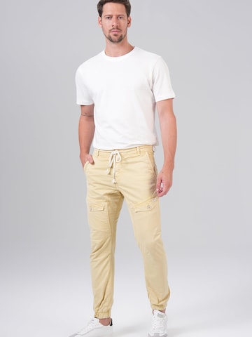M.O.D MIRACLE OF DENIM Slimfit Cargobukser i hvid: forside