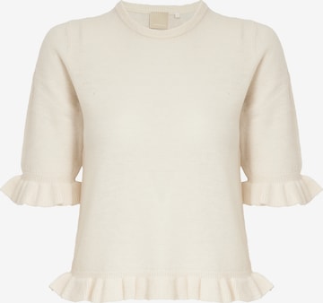Top 'Saga' di Peppercorn in bianco: frontale