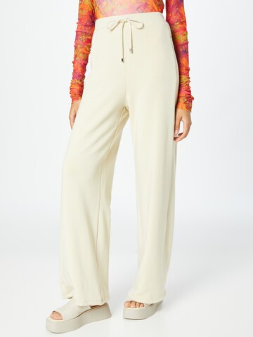 Loosefit Pantalon PATRIZIA PEPE en blanc : devant