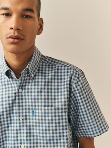 Next Regular Fit Hemd in Blau