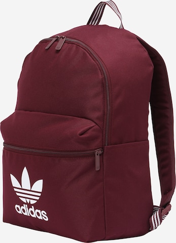 ADIDAS ORIGINALS Backpack in Red: front