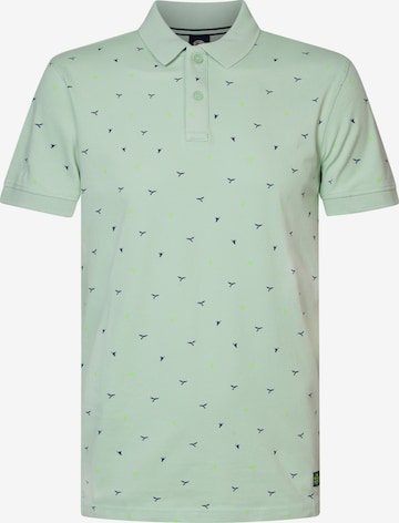 Petrol Industries Shirt in Groen: voorkant