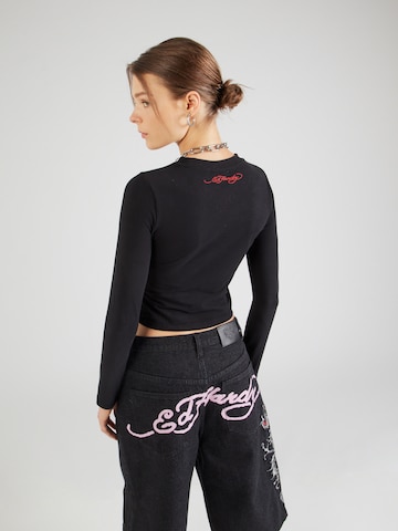Ed Hardy Póló 'LOVE KILLS' - fekete