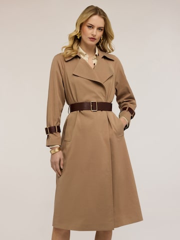 MOTIVI Winter coat in Beige: front