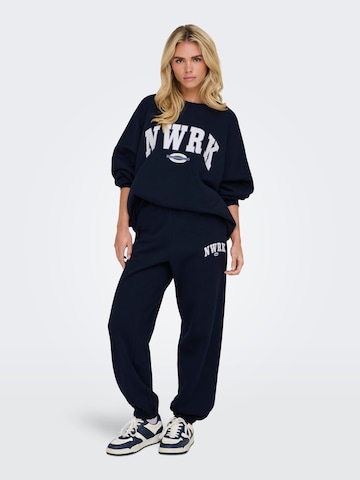 ONLY Sweatshirt 'ONLDeborah' in Blau