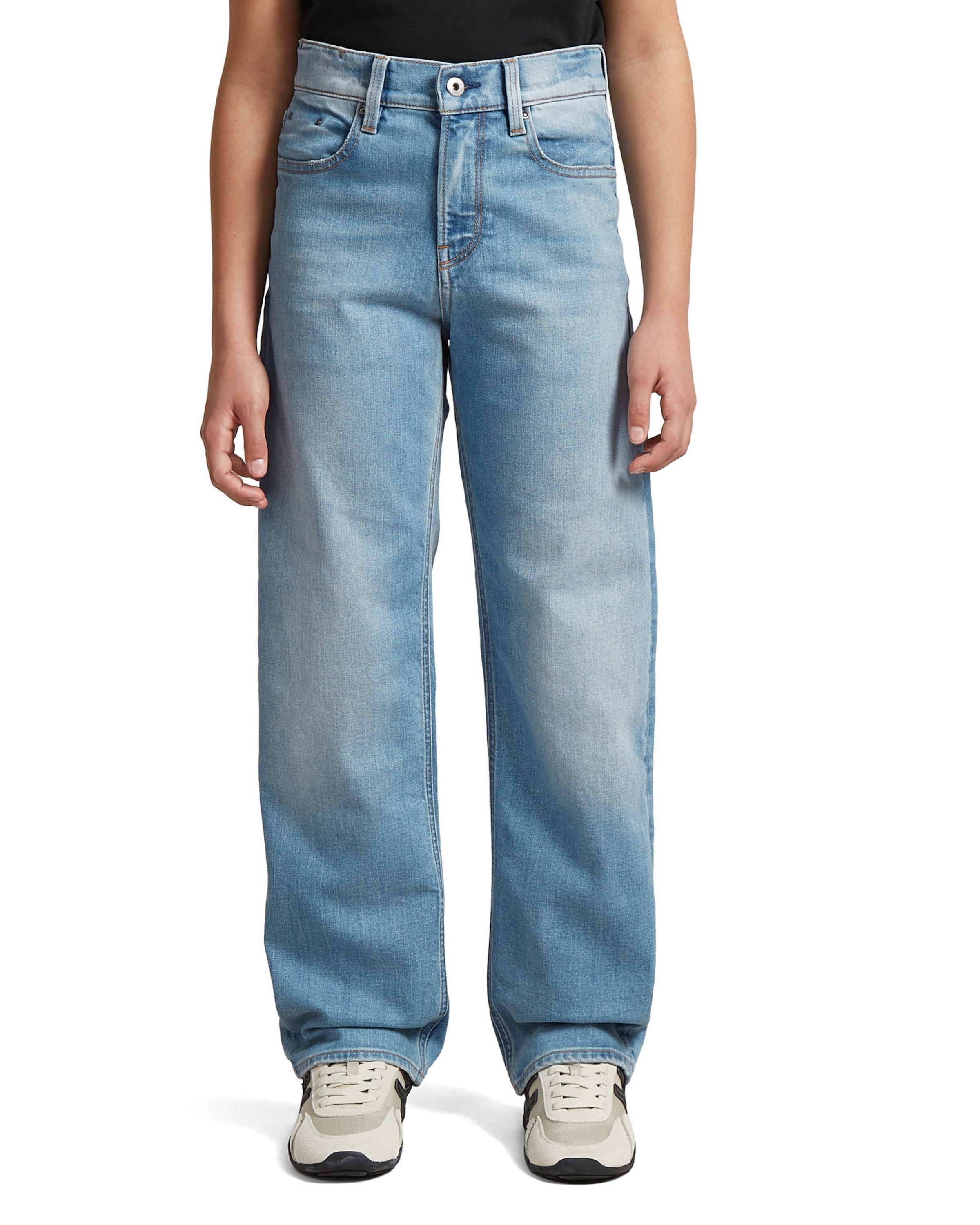 G-STAR Regular Jeans 'Boys Dakota Straight Jeans' in Blauw: voorkant