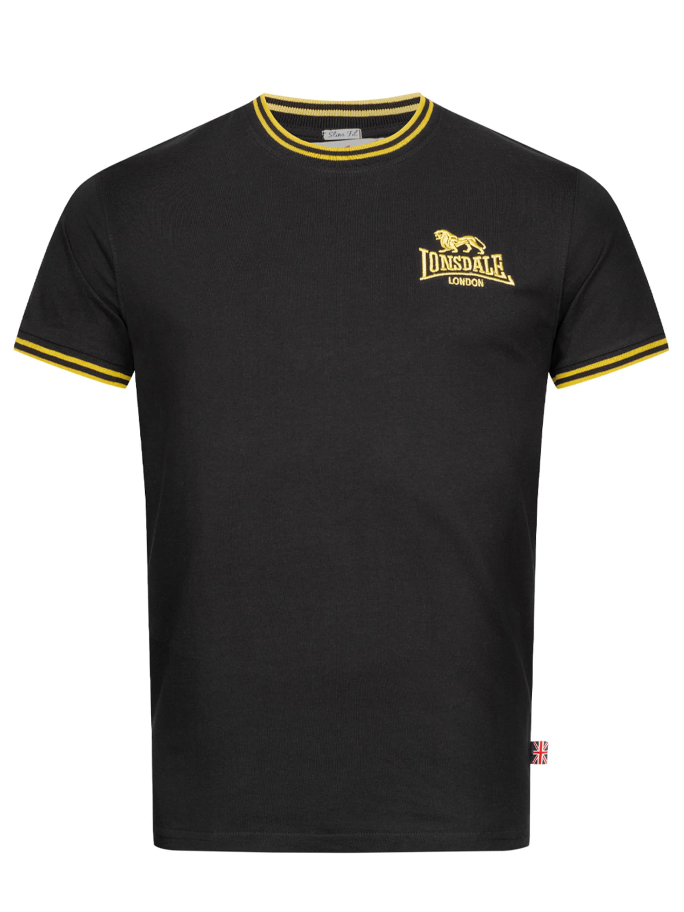 LONSDALE T-shirt 'Ducansby' i svart: framsida