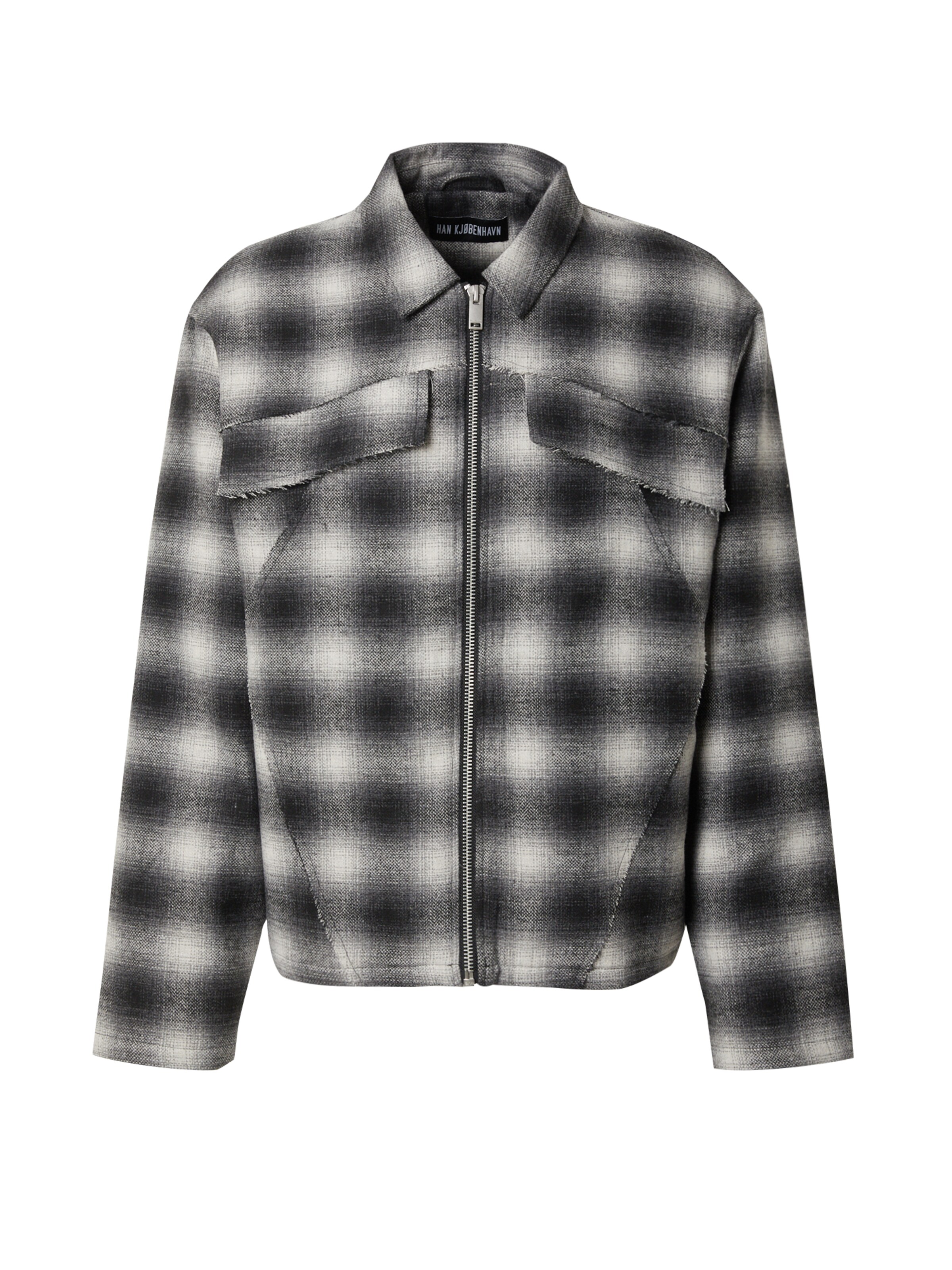 Han Kjøbenhavn - Casaco meia-estação em cinzento: frente