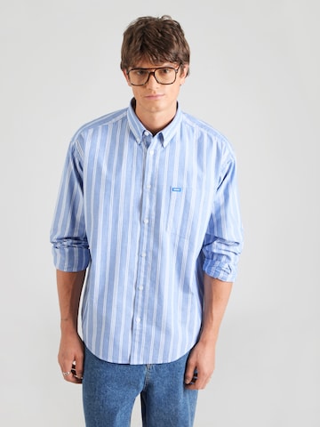Comfort fit Camicia 'Ebill' di HUGO in blu: frontale
