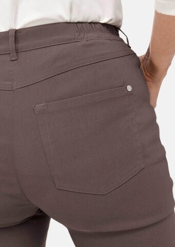 Regular Pantalon 'Carla' Goldner en gris