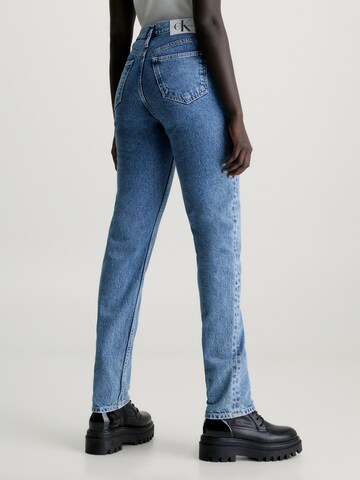 Calvin Klein Jeans Слим фит Дънки 'AUTHENTIC SLIM STRAIGHT' в синьо