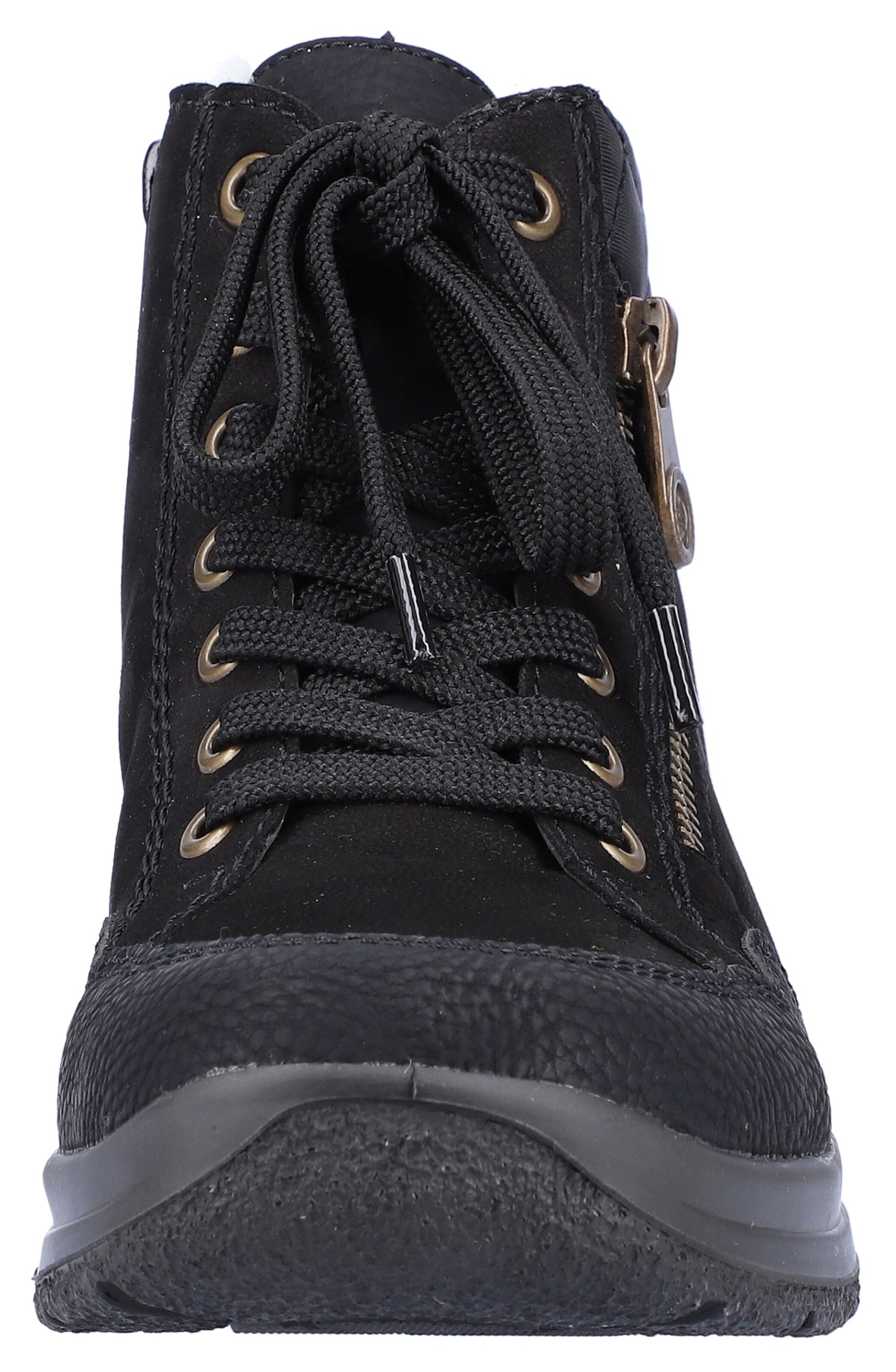 Rieker Schnürstiefelette in Schwarz