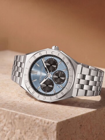 CERRUTI 1881 Analog watch 'Function watch Ravello' in Silver