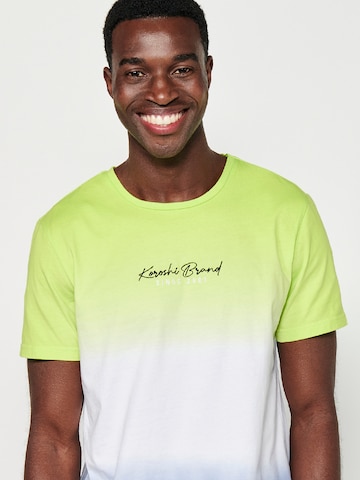 KOROSHI T-Shirt in Grün