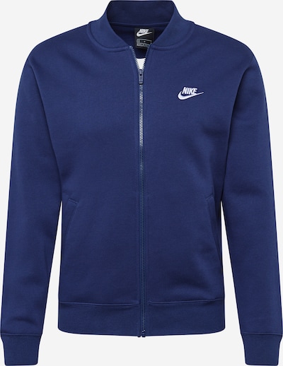 Nike Sportswear Tepláková bunda - námornícka modrá / biela, Produkt