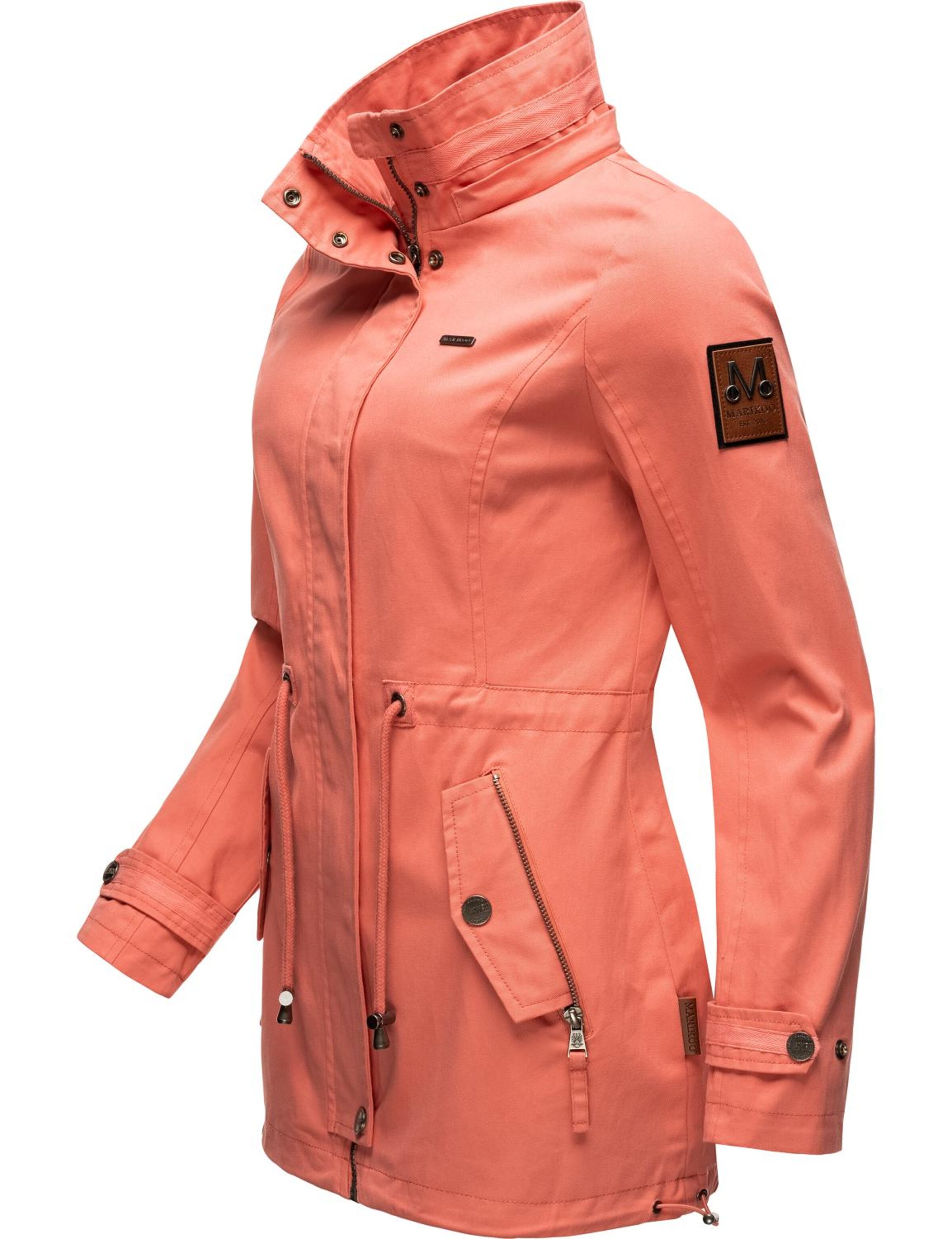 Frauen Große Größen MARIKOO Jacke 'Nyokoo' in Koralle - AN21748 Frauen Große Größen MARIKOO Jacke 'Nyokoo' in Koralle - AN21748