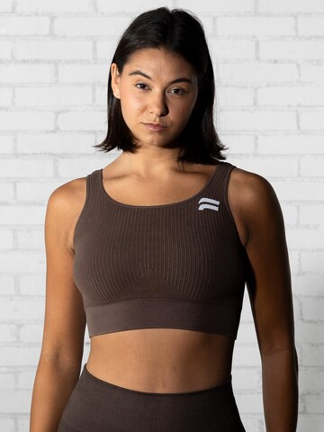 Fortex Fitness Low Support Sport-BH 'Essential' in Braun