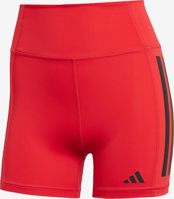 ADIDAS PERFORMANCE Spordipüksid 'Optime', värv punane: eest vaates