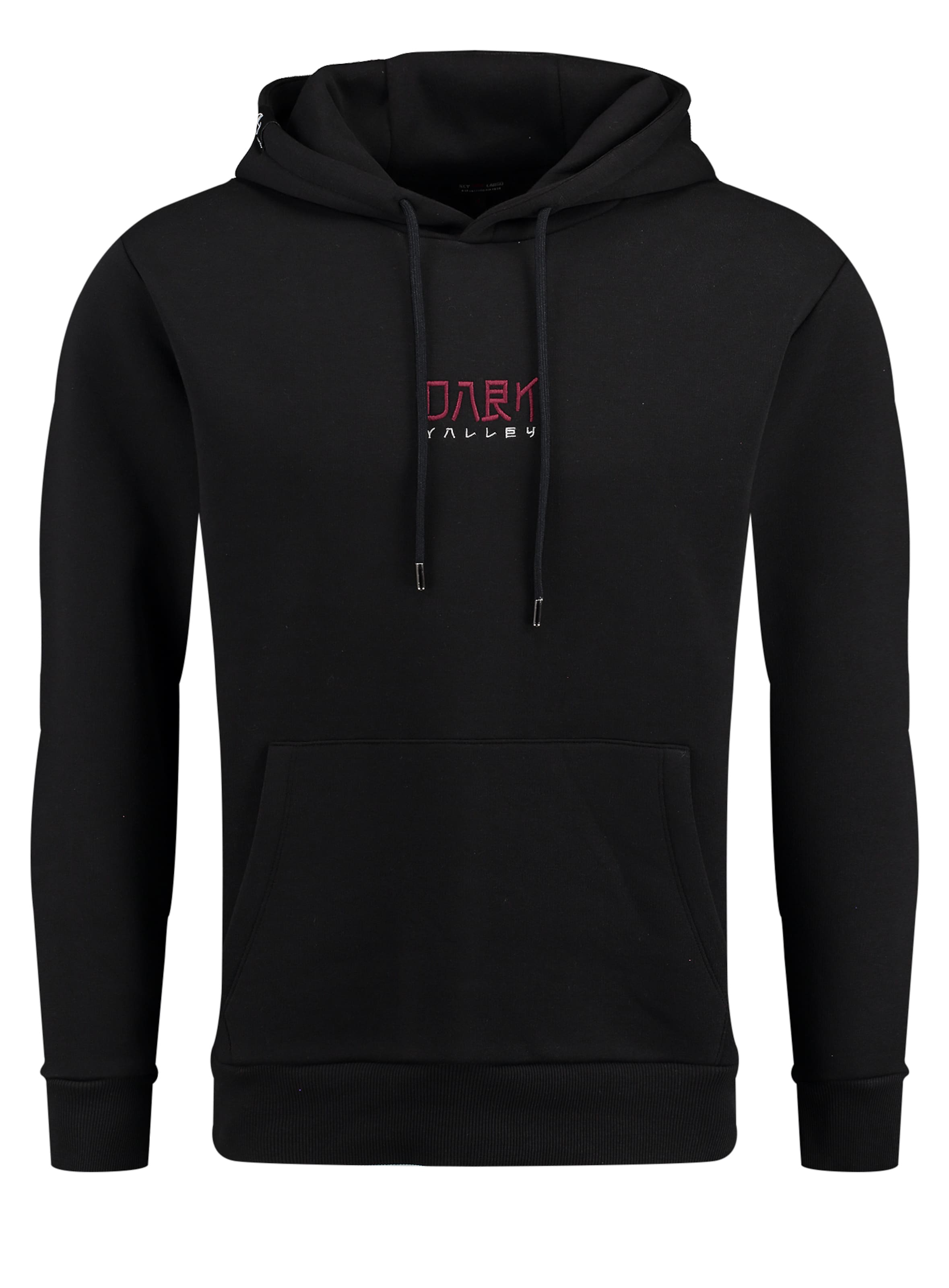 Key Largo Sweatshirt ' DARK VALLEY ' in Black: front