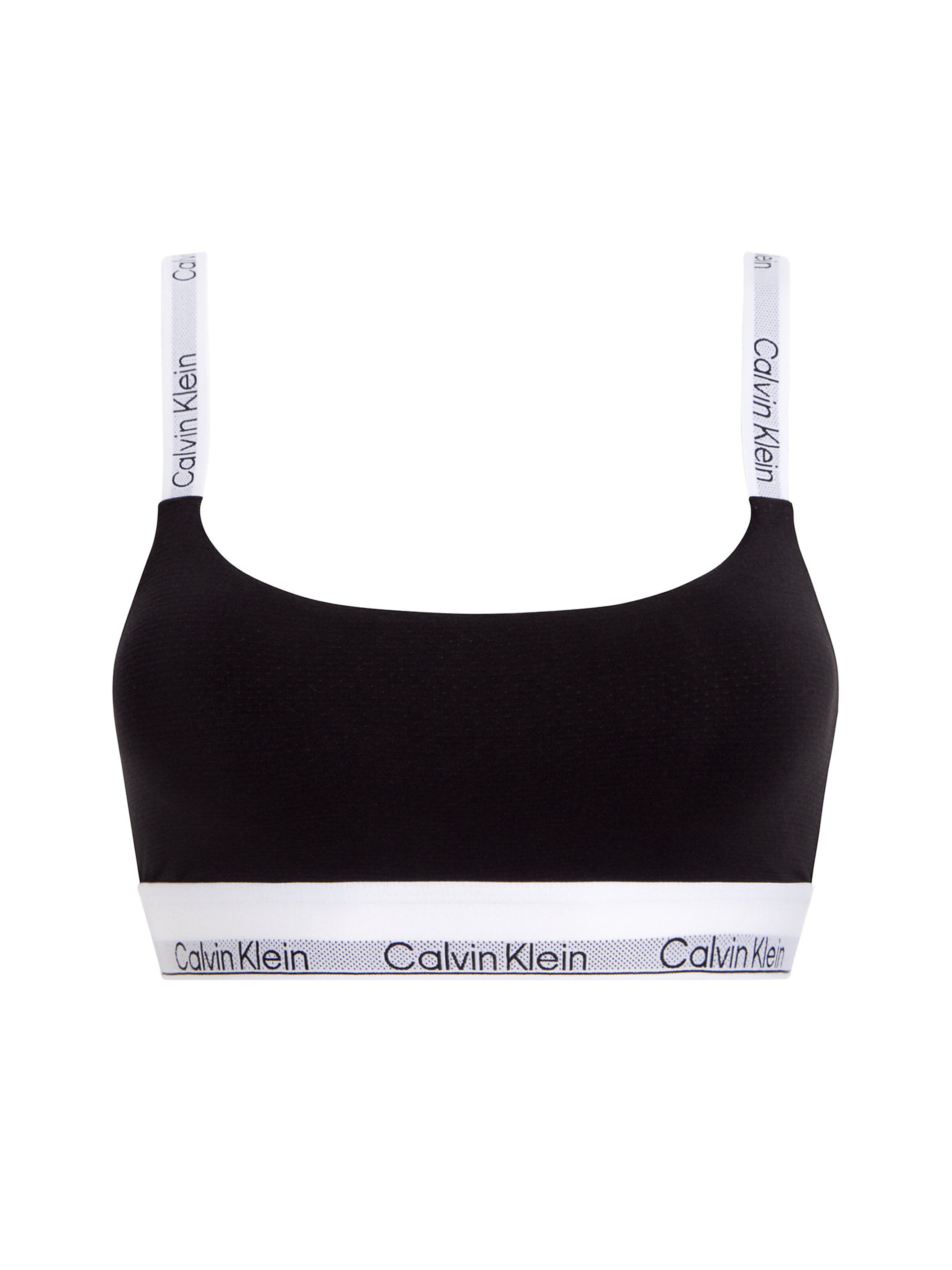Calvin Klein Bralette Bra in Black: front