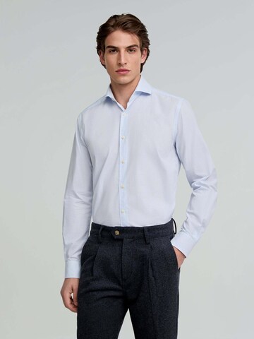 Scalpers Regular fit Shirt 'Elisee' in Blue: front