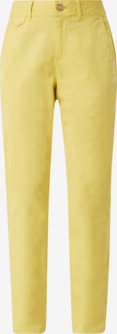Regular Pantalon chino s.Oliver en jaune : devant