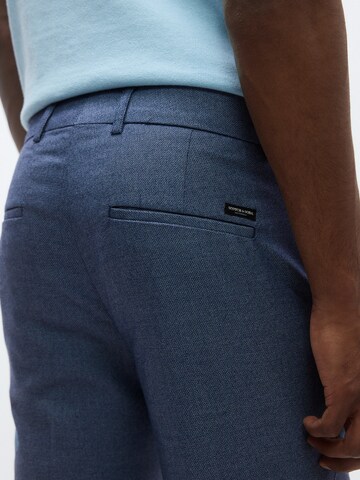 SCOTCH & SODA Slimfit Παντελόνι τσίνο σε μπλε