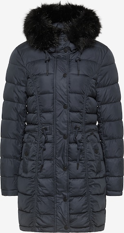 DreiMaster Klassik Winterparka in Blauw: voorkant