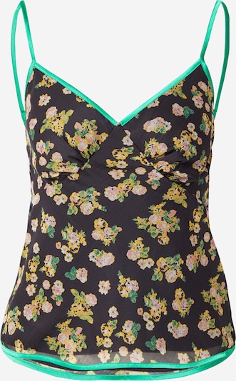 TOPSHOP Toppi värissä keltainen / syreeni / musta / valkoinen, Tuotenäkymä