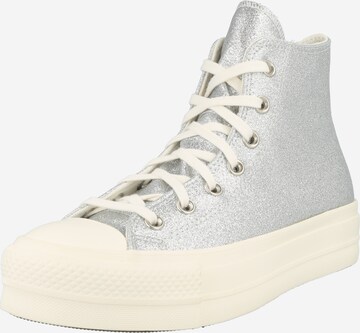 CONVERSE High-Top Sneakers 'CHUCK TAYLOR ALL STAR LIFT - S' in Silver: front