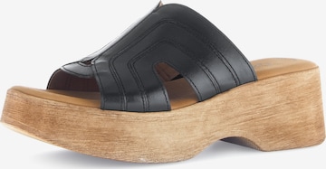 GABOR Clogs in Black: front