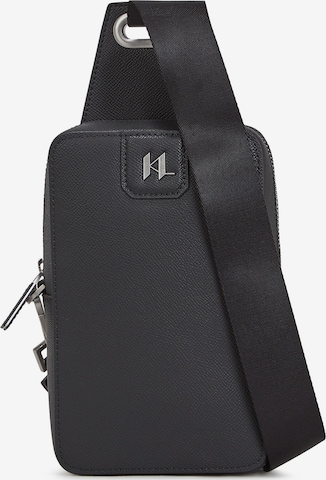 Karl LagerfeldPojasna torbica - crna boja: prednji dio