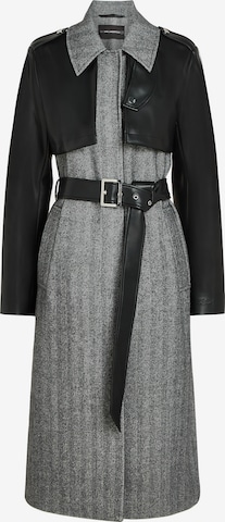 Palton de primăvară-toamnă de la Karl Lagerfeld pe gri: față