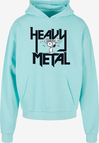 Merchcode Sweatshirt 'Heavy Metal' in Blauw: voorkant