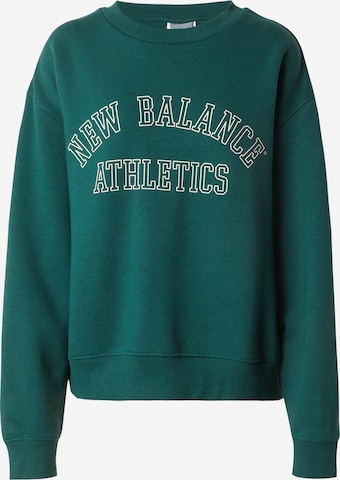 new balance Sweatshirt in Emerald ABOUT YOU