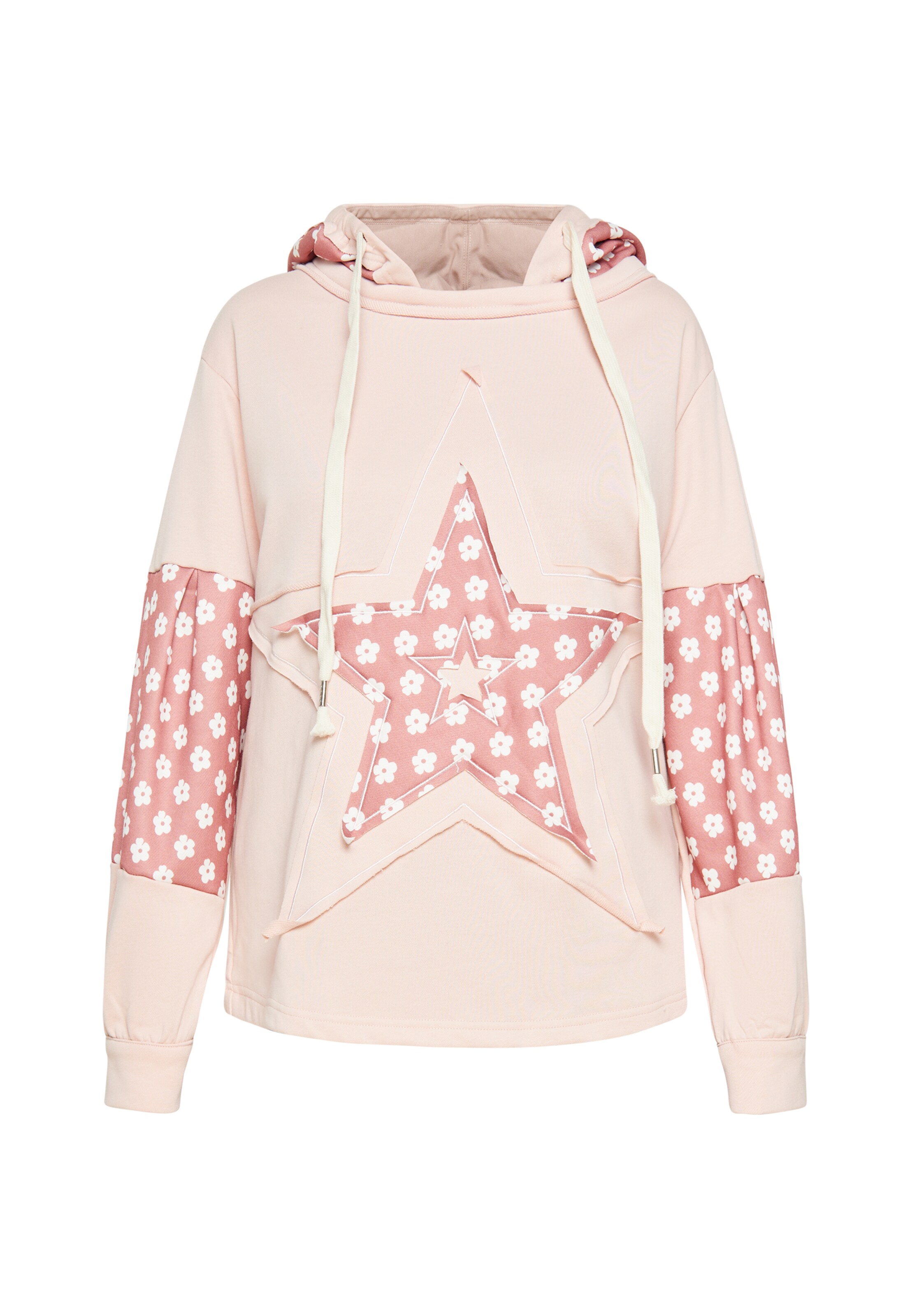 SANIKA Sweatshirt in Roze: voorkant