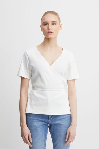 ICHI Shirt 'Ihoreta' in Wit: voorkant