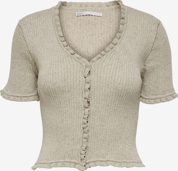 ONLY Knit Cardigan 'Lina' in Beige: front