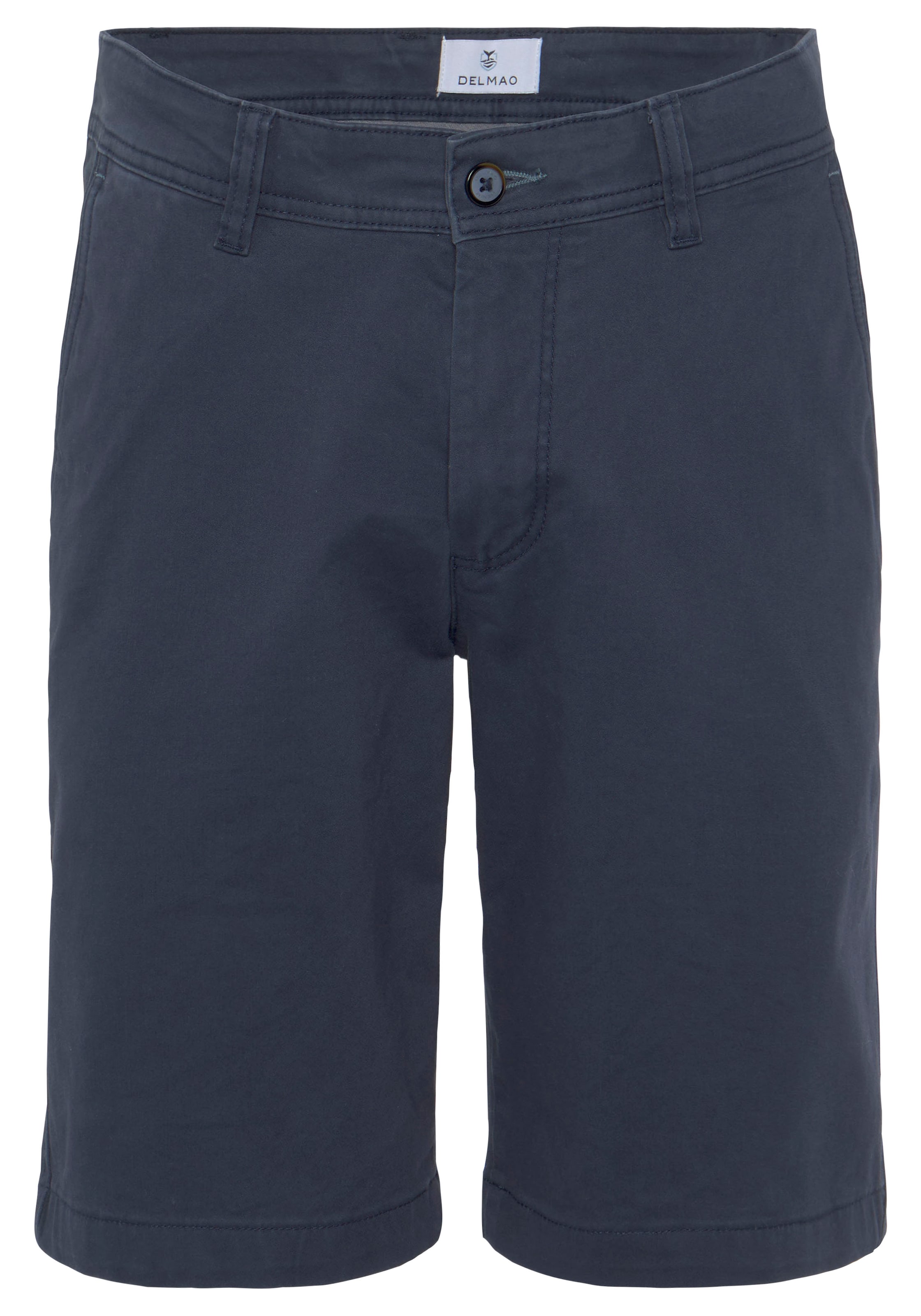 DELMAO Regular Chino Pants in Blue: front