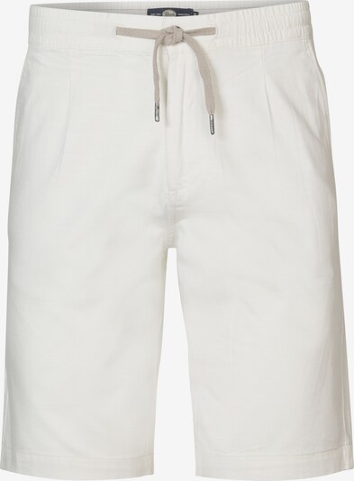 Pantaloni eleganți Petrol Industries pe alb, Vizualizare produs
