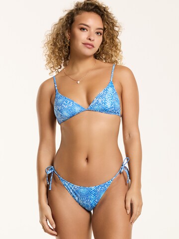 Shiwi Triangel Bikini 'Romy' in Blauw: voorkant