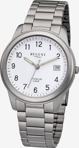 REGENT Analog Watch in Silver: front