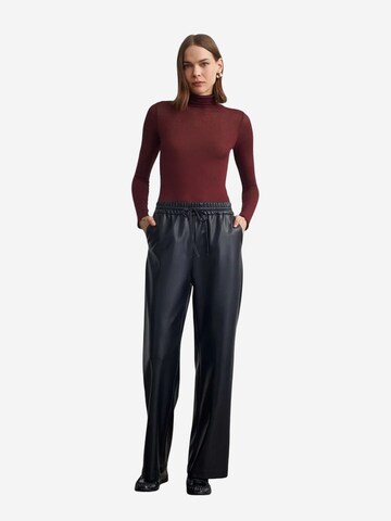 Wide Leg Pantalon Dilvin en noir