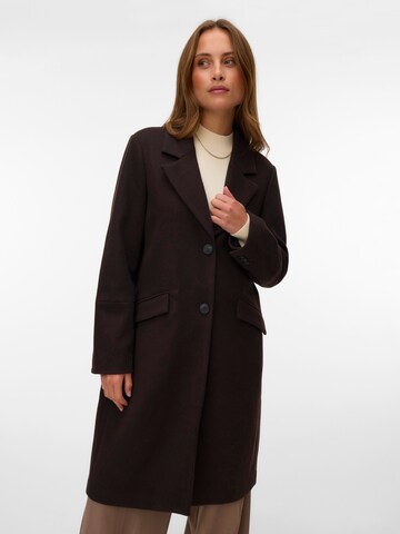 VERO MODA Between-Seasons Coat 'VMFORTUNESARA' in Brown: front
